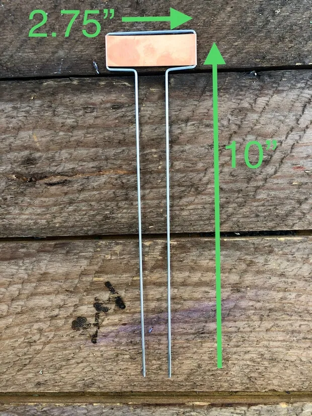 Copper Plant Tags - Garden Markers Set, view 3