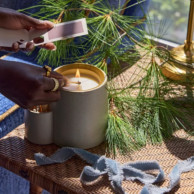 Ember Earth Candle + Planter, view 4