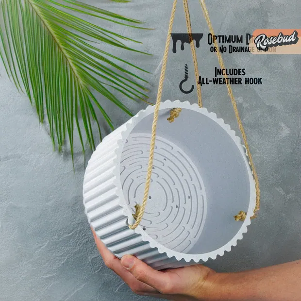 MCR Bowl Hanging Plant Pot, view 4